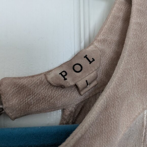 Dusty Pink Halter Tunic/Mini with Floral Details - Large - Picture 4 of 6